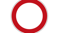 Verkehrszeichen "Durchfrahrt verboten"