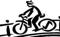 Piktogramm Radfahrer
